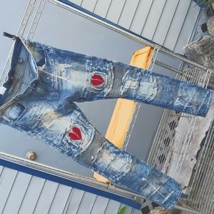 Focus jeans skinny quality goods size 40/34 heartbreaker paint spill new w tags